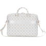Protection PC, Étui, Pochette - Housse pour ordinateur Peony Front Pocket Zipper Triangle Logo Guess GUCB16PGPOSGNH – 16" Blanc,