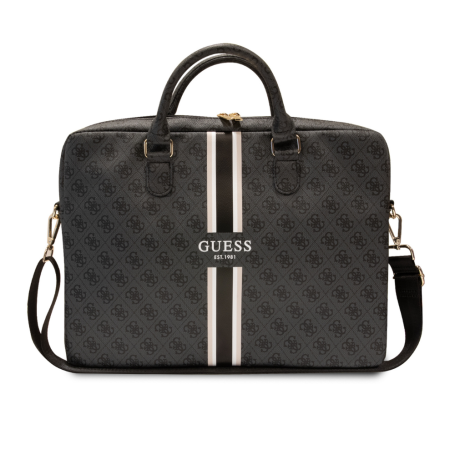 Coque, Étui - Housse pour ordinateur 4G Stripes avec protection anti-chocs Guess GUCB15P4RPSK – 16" Noir, prix de gros.