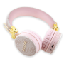 Earphones, Headsets - Wireless Bluetooth Headphones with Classic Guess 4G Logo GUBH704GEMP - Pink, wholesale price