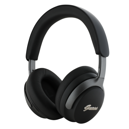 Écouteurs, Casque - Casque sans Fil Bluetooth ANC/ENC avec Logo Métal Guess GUBHC22PSFCSMK - Noir, prix de gros.