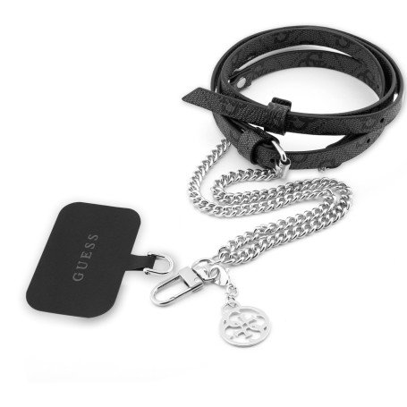 Câble, Chargeur - Cordon universel 4G PU avec chaîne longueur max 150 cm GUESS GUOUC4MG4EK – Noir, prix de gros.