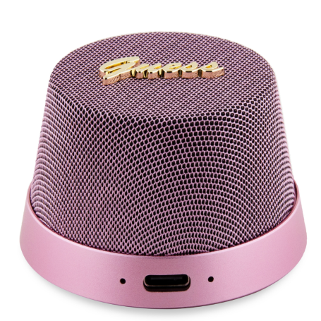Audio Speaker, Sound System - Wireless Bluetooth MagSafe and USB-C 3W Speaker GUESS GUWSC3ALSMP - Rose, wholesale price