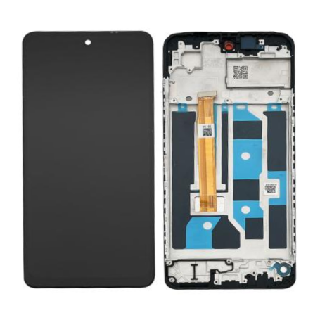 Affichage, Écran, Display - Ecran OPPO A40 / A40m / A3 (4G) (2024) Noir avec Châssis (Original Pack), prix de gros.