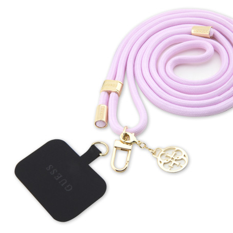 Charging Cable, Power Cord - Universal Cord max length 150 cm GUESS GUOUCNMG4EU – Lilac, wholesale price