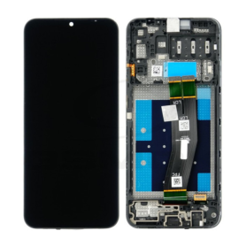 Écran, Display - Ecran SM-A145P/A145R (A14 4G-2023) Noir avec Châssis (Noir FLEX) (Original Pack), prix de gros.