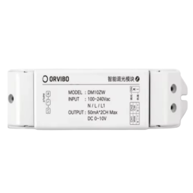 Gradateur LED, Dimmer - Contrôleur Variateur de Lumière 0-10V Courant Constant AC100-240V - ORVIBO DM10ZW 168 × 39.5 × 30 mm, pr