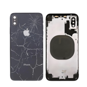 Back Cover, Frame - Empty Frame iPhone XS Black (Original Disassembled) - Broken, wholesale price