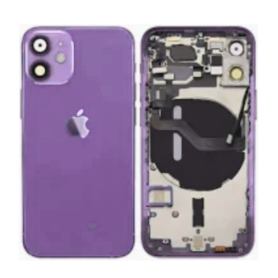 Châssis, Coque - Châssis Complet iPhone 12 Mini Violet - Connecteur de Charge sans Batterie (Origine Demonté) Grade B, prix de g