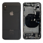 Chassis iPhone, Boîtier, Cadre - Chassis Complet iPhone SE 2020 Noir - Connecteur de Charge Sans Batterie (Origine Demonté) Grad