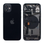 Châssis, Casing - Châssis Complet iPhone 12 Noir - Connecteur de Charge sans Batterie (Origine Demonté) Grade A, prix de gros.
