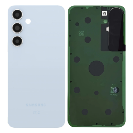 Vitre arrière, Dos - Vitre arrière Samsung Galaxy S24 FE (S721B) Bleu - Grade A, prix de gros.