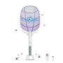 Insect Zap, Bug Swatter - Electric Anti-Mosquito Racket with UV Attractant Lamp for Flies and Mosquitoes, wholesale price