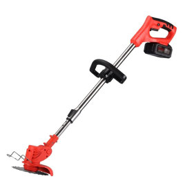 Garden Tool, Grass Cutter - 12V Lithium electric garden trimmer with 2 batteries and charger, adjustable length max 125 cm, whol