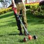 Garden Tool, Grass Cutter - 12V Lithium electric garden trimmer with 2 batteries and charger, adjustable length max 125 cm, whol