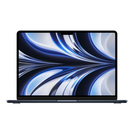Ordinateur Portable, Ultrabook - MacBook Air 13.6" A2681 - 8Go/256Go SSD - Apple M2 - Noir Minuit - AZERTY - Grade A - Sans char