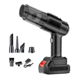 Nettoyeur, Aspirateur, Balayeuse - Mini Aspirateur de Voiture Sans Fil Rechargeable pour Auto Puissant avec Batterie Grande Capa