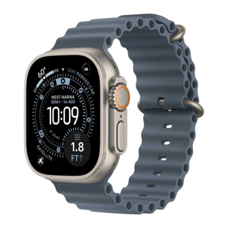 Smartwatch, Wearable - Apple Watch Ultra 3 5G Cellular Smartwatch 49mm Titanium Black with Ocean Band - New, wholesale price