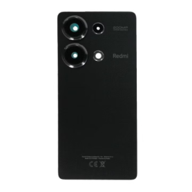 Vitre Arrière Xiaomi Redmi Note 13 4G Noir Originale - Grade A - Remplacement de Qualité
