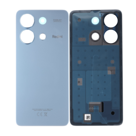 Dos, Coque - Vitre arrière Xiaomi Redmi Note 13 4G Bleu Sans Contour Lantille (Original Démonté) - Grade A, prix de gros.
