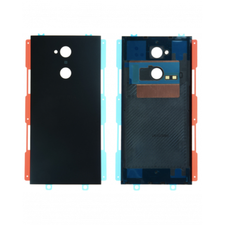 Vitre arrière Sony Xperia XA2 Ultra (H4213) Noir Avec Adhesif (Sans Logo)