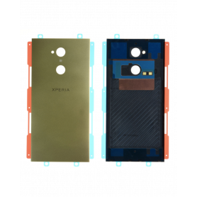 Vitre arrière Sony Xperia XA2 Ultra Or Avec Adhesif (Sans Logo)