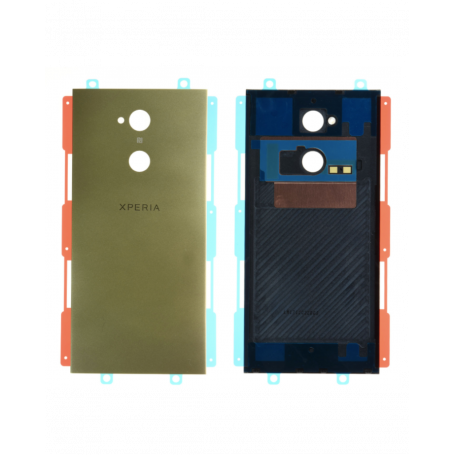Vitre arrière Sony Xperia XA2 Ultra Or Avec Adhesif (Sans Logo)