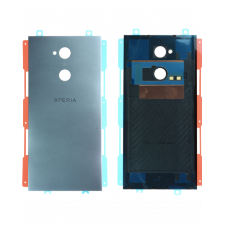 Vitre arrière Sony Xperia XA2 Ultra Argent Avec Adhesif (Sans Logo)