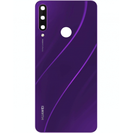 Vitre arrière HUAWEI Y6p Violet Avec Adhesif (Without Logo)