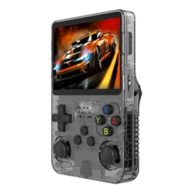 Gaming Console - R36s Mini Portable Video Game Console with 3.5" IPS Screen and 64GB Storage - Black, wholesale price