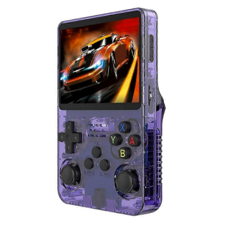 Console rétro, Appareil de jeu - Mini Console de Jeu Vidéo Portable R36s Écran IPS 3,5" 64 Go - Violet, prix de gros.