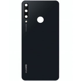 Vitre arrière HUAWEI Y6p Noir Avec Adhesif (Without Logo)