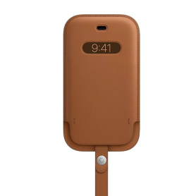 Cover, Case - Protective case for Apple iPhone 12 Mini, genuine leather cover with MagSafe MHMP3ZE/A (Apple) - Brown, wholesale 