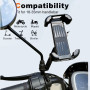 Motorcycle Mount, Phone Cradle - Motorcycle Holder for Smartphones max 6.8" Xssive XSS-M3, wholesale price