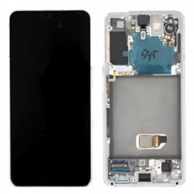 Frame, Chassis - Frame Samsung Galaxy S21 5G (G991) White (Original Disassembled) - Grade B, wholesale price