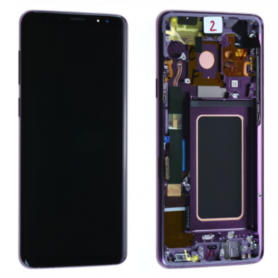 Screen, Display - Samsung Galaxy S9 (G960F) Purple Screen + Chassis (Original Disassembled) - Grade B, wholesale price