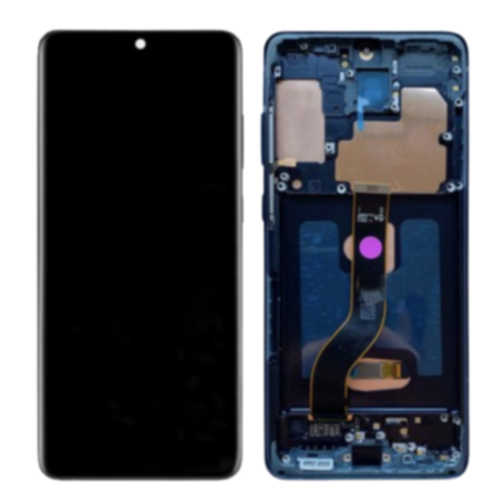 Screen, Display - Samsung Galaxy S8 (G950F) Blue Screen + Chassis (Original Disassembled) - Grade B, wholesale price
