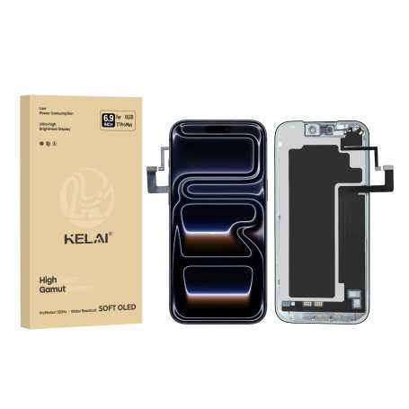 Écran, Display - Ecran iPhone 17 Pro Max (Soft OLED) KELAI - Support IC Change - 120HZ, prix de gros.