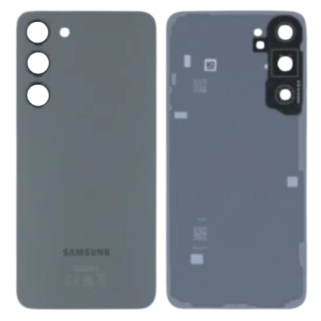 Back Glass, Rear Cover - Samsung Galaxy S23 Plus (S916B) Rear Window without Gray Lens Frame (Original Disassembled) - Grade A, 
