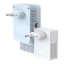 Répéteur Wi-Fi, Extendeur de Réseau - Kit Adaptateur CPL Powerline AV1000 et Wi‑Fi AC Bi‑Bande Gigabit TP-Link TL-WPA7517 KIT - 