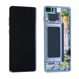 Écran Samsung Galaxy S10+ (G975F) Noir Prisme + Châssis (Service Pack)