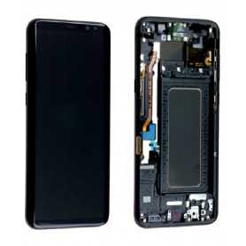 Samsung Galaxy S8 Plus (G955F) Carbon Black Screen Frame (Service Pack) - GH97-20470A-20564A-20565A