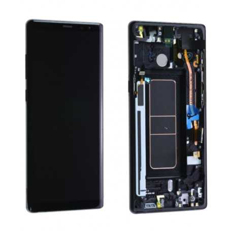 Écran complet Samsung Galaxy Note8 (N950F) Noir ( LCD + Tactile + Châssis )