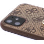 Cover, Case - Guess GUHCP 4GMGBR - Brown Protection Case for iPhone, wholesale price