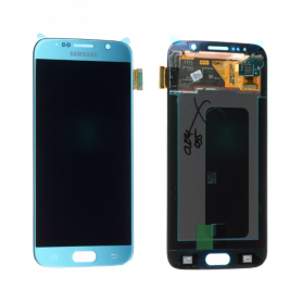 Samsung Galaxy S6 Ecran LCD + Vitre Tactile Bleu