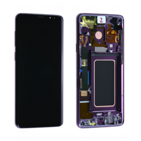 Écran complet Samsung Galaxy S9 (G960F) Violet ( LCD + Tactile + Châssis )