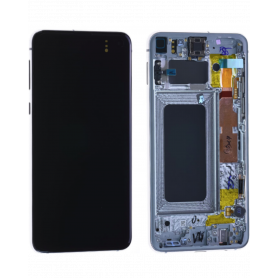 Screen Samsung Galaxy S10E (G970) White + Châssis (Service Pack) - GH82-18852B-18836B