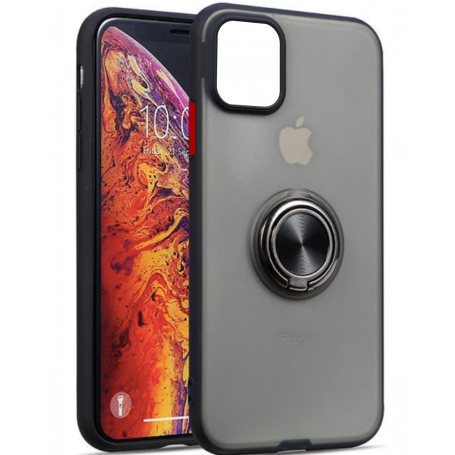 Matte Protective Case with Magnetic Ring Stand - iPhone 6-16 Pro Max