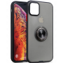 Matte Protective Case with Magnetic Ring Stand - iPhone 6-16 Pro Max