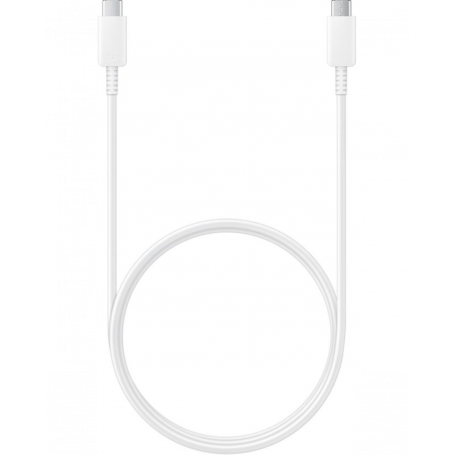 Câble Type-C / Type-C Samsung 5A 100W Blanc - Retail Box (Origine)