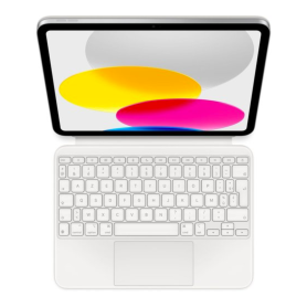 Tablet Keyboard, iPad Keyboard - Cover/Keyboard Magic Keyboard for iPad 10th generation - USB-C - QWERTY - White (Apple), wholes